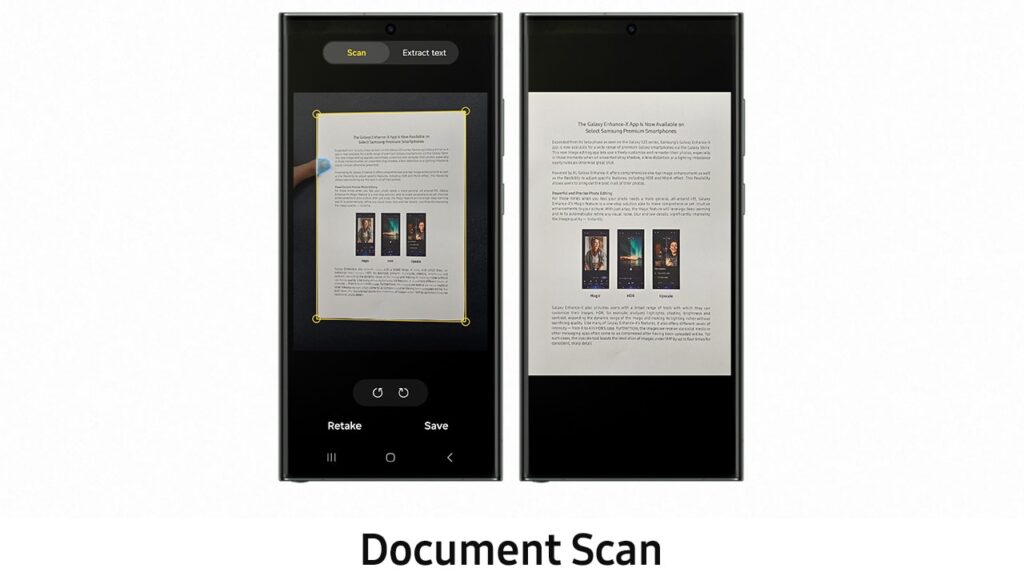 Samsung escaner de documento na One UI 6