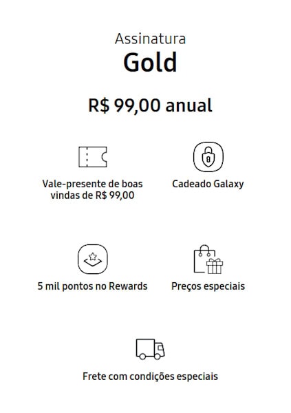 Samsung Vip Assinatura Gold