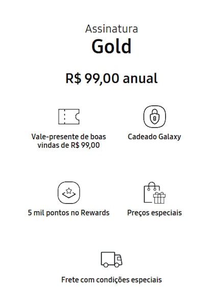 Samsung Vip Assinatura Gold