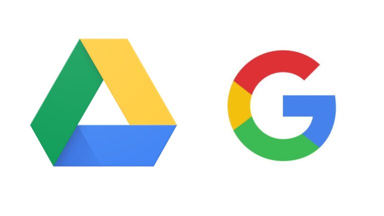Logo Google Drive e logo do Google