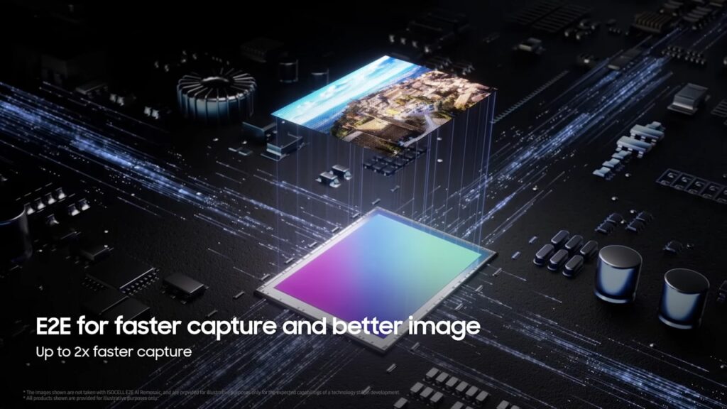 Samsung vídeo do sensor ISOCELL para o Galaxy S24 Ultra