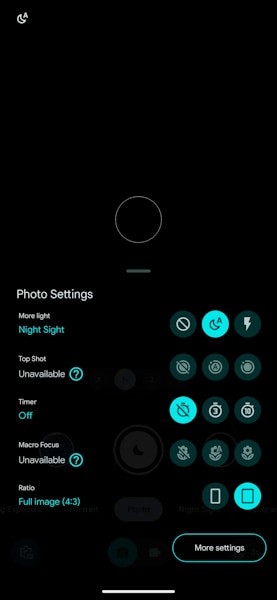 Aplicativo Pixel Camera versão 9.2