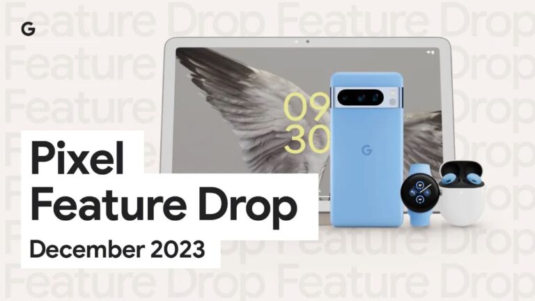 Pixel Feature Drop de dezembro de 2023