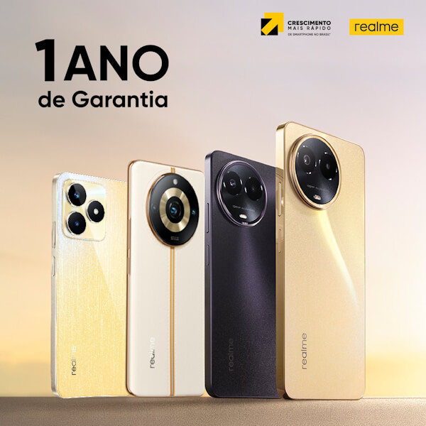 Realme garantia de um ano no Brasil para aparelhos comprados mundialmente