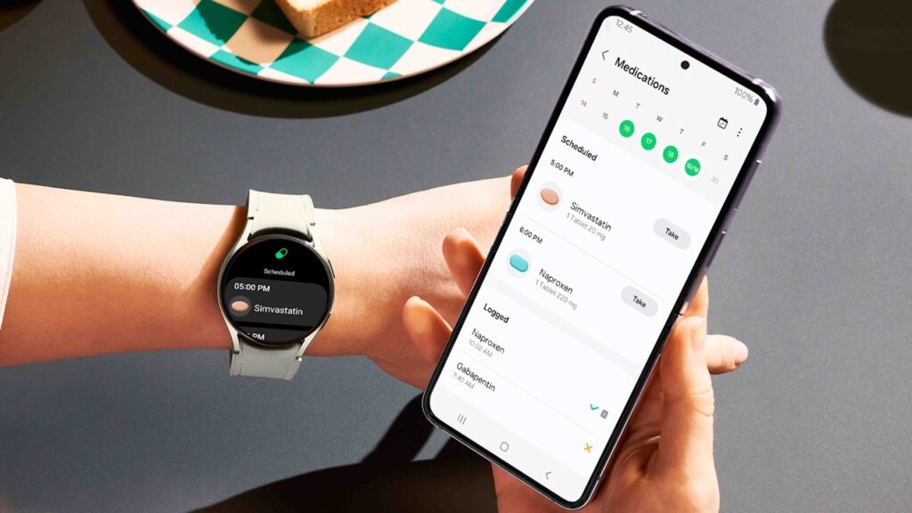 Samsung Health recebeu o recurso de rastreamento de medicação