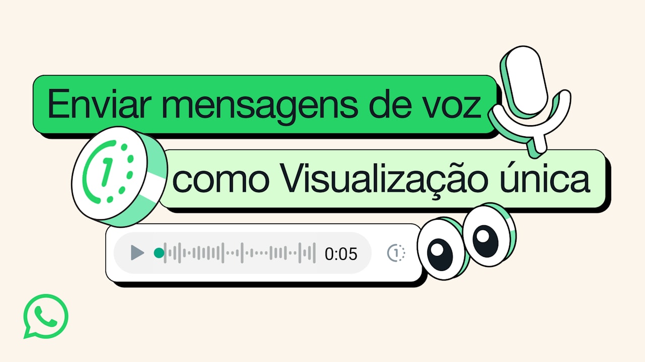 Áudio de reprodução única chega ao WhatsApp
