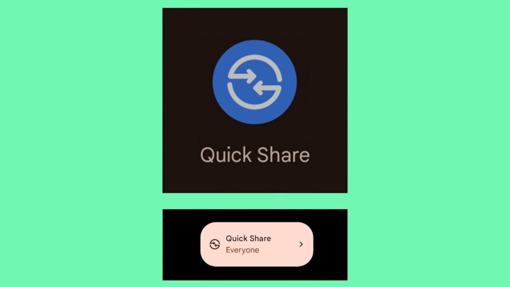 Compartilhar por proximidade (Nearby Share) é renomeado para Quick Share (Compartilhamento rápido)