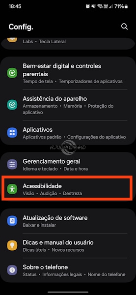 Notificação de flash nos Galaxy da Samsung