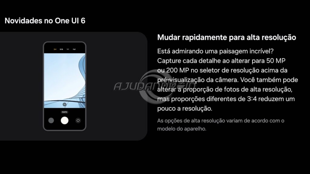 Samsung apresentação das novidades depois da instalação do Android 14