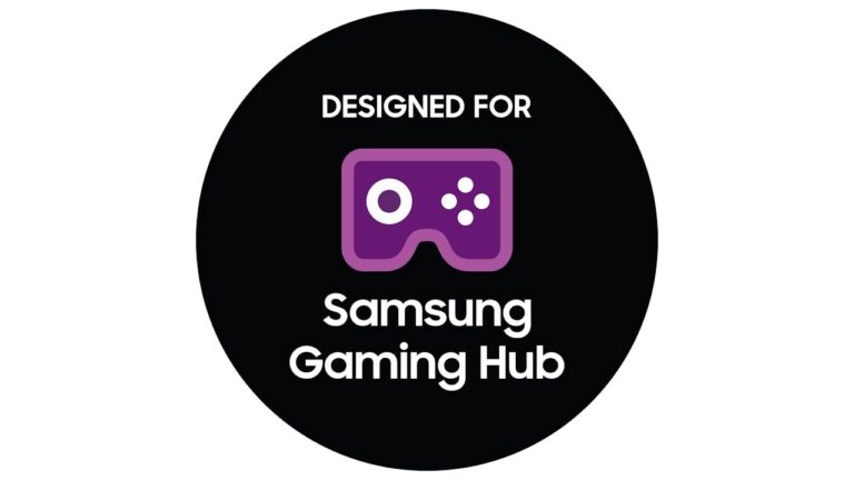 Designed for Samsung Gaming Hub logo