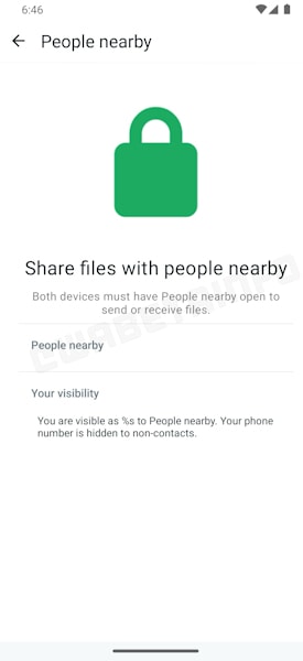 WhatsApp Beta compartilhar arquivo via Bluetooth