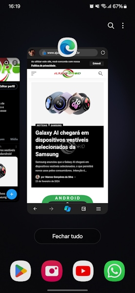 Android utilizar dois aplicativos ou mais na tela dividida