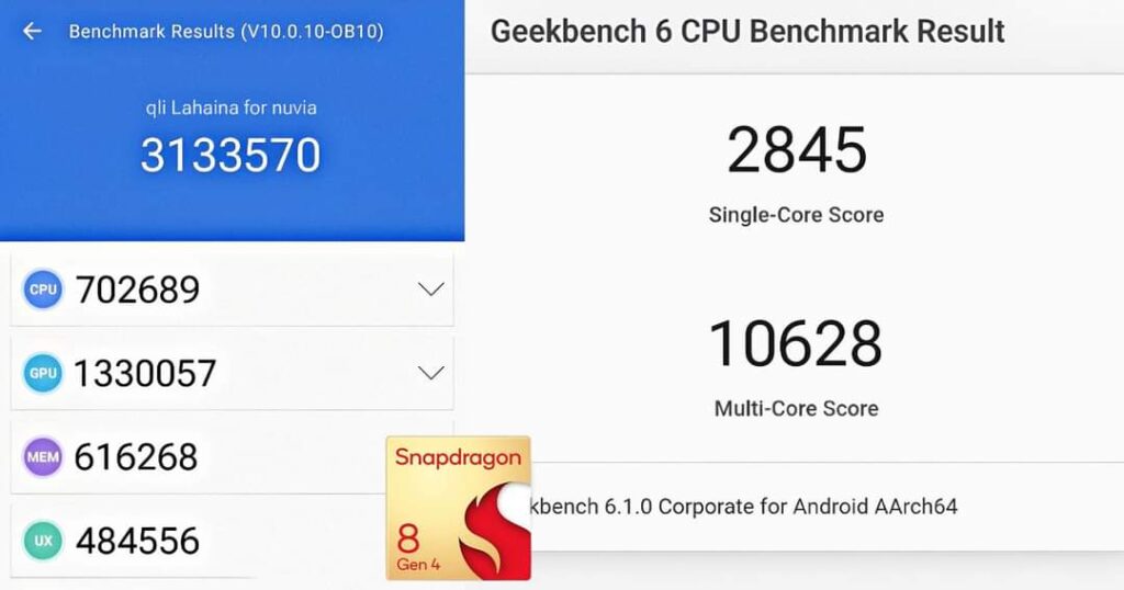 Benchmark Snapdragon 8 Gen 4