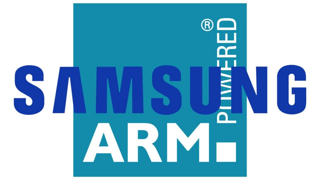 Samsung e ARM logo