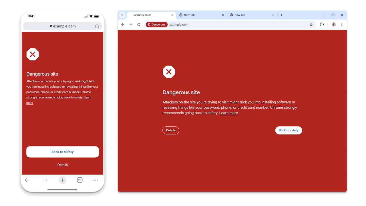 Verificação de navegação segura em tempo real no Chrome é ativada por padrão