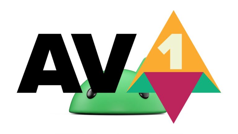 Codec AV1 e Android Logo