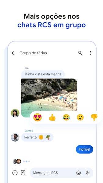 Google Mensagens com RCS