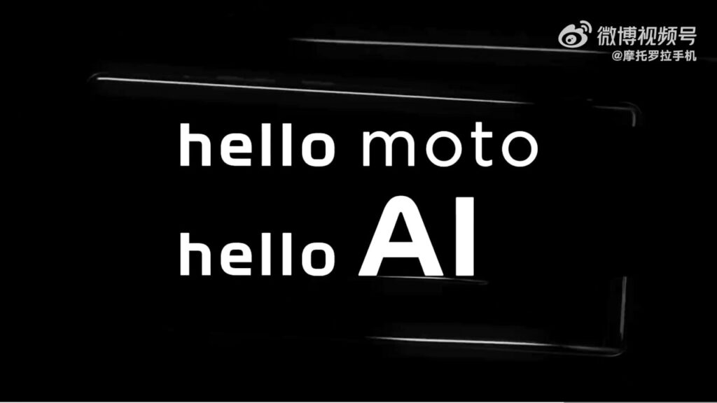 Moto X50 Ultra Hello Moto AI teaser