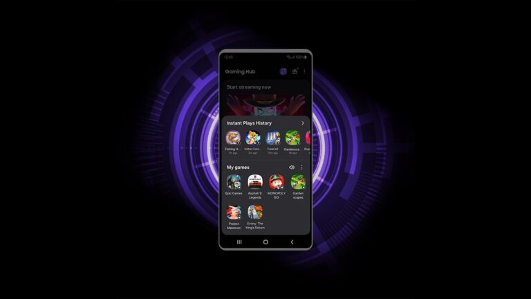 Samsung Gaming Hub para Android