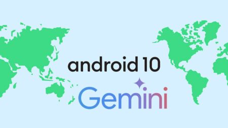 Android 10 e Gemini Logo