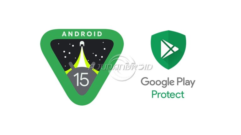 Android 15 e Google Play Protect logo