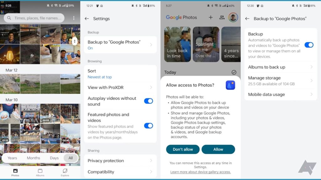 Google Fotos integração com aplicativo de galeria da OnePlus, Oppo e realme