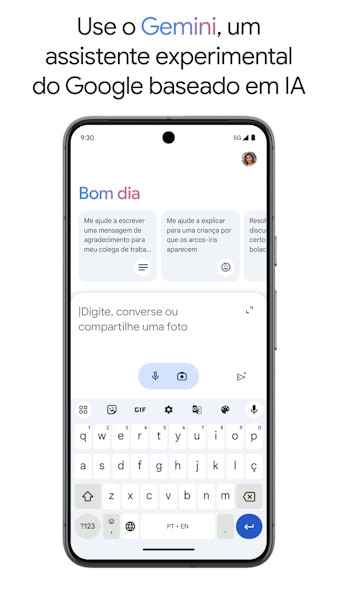 Aplicativo Google Gemini para Android no Brasil