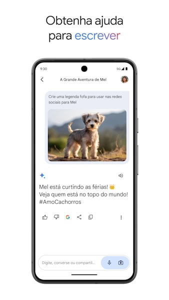 Aplicativo Google Gemini para Android no Brasil