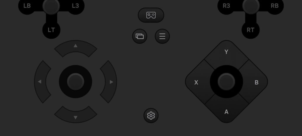 Samsung aplicativo Virtual GamePad