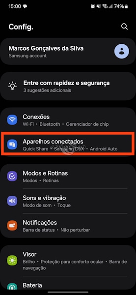 Samsung: como ativar suporte para Chromecast na One UI 6 ou superior no Smart View