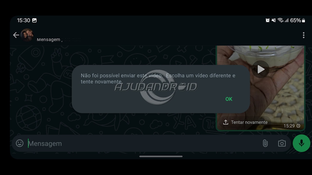 WhatsApp está com bug que não deixa enviar vídeos