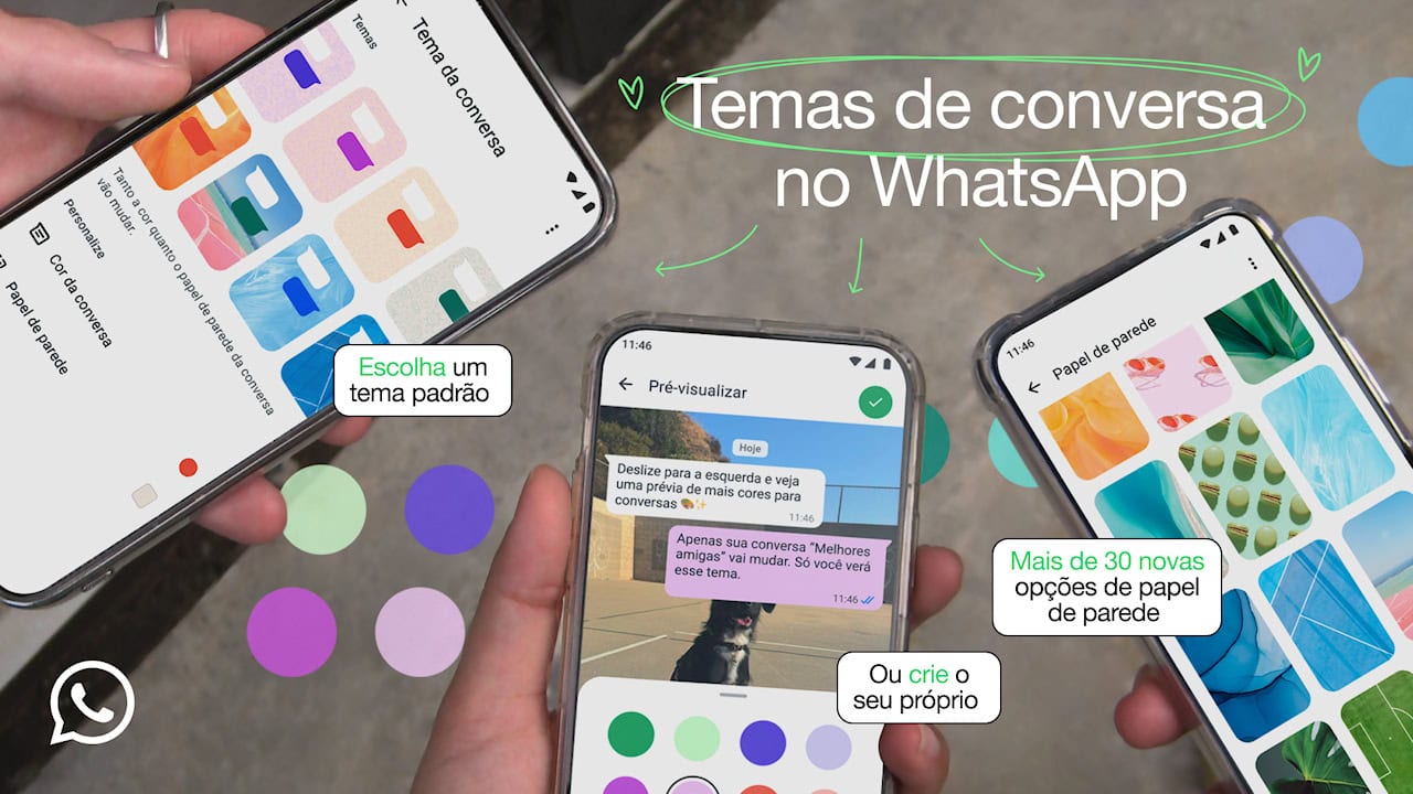 WhatsApp finalmente libera temas de conversas e novos papéis de parede