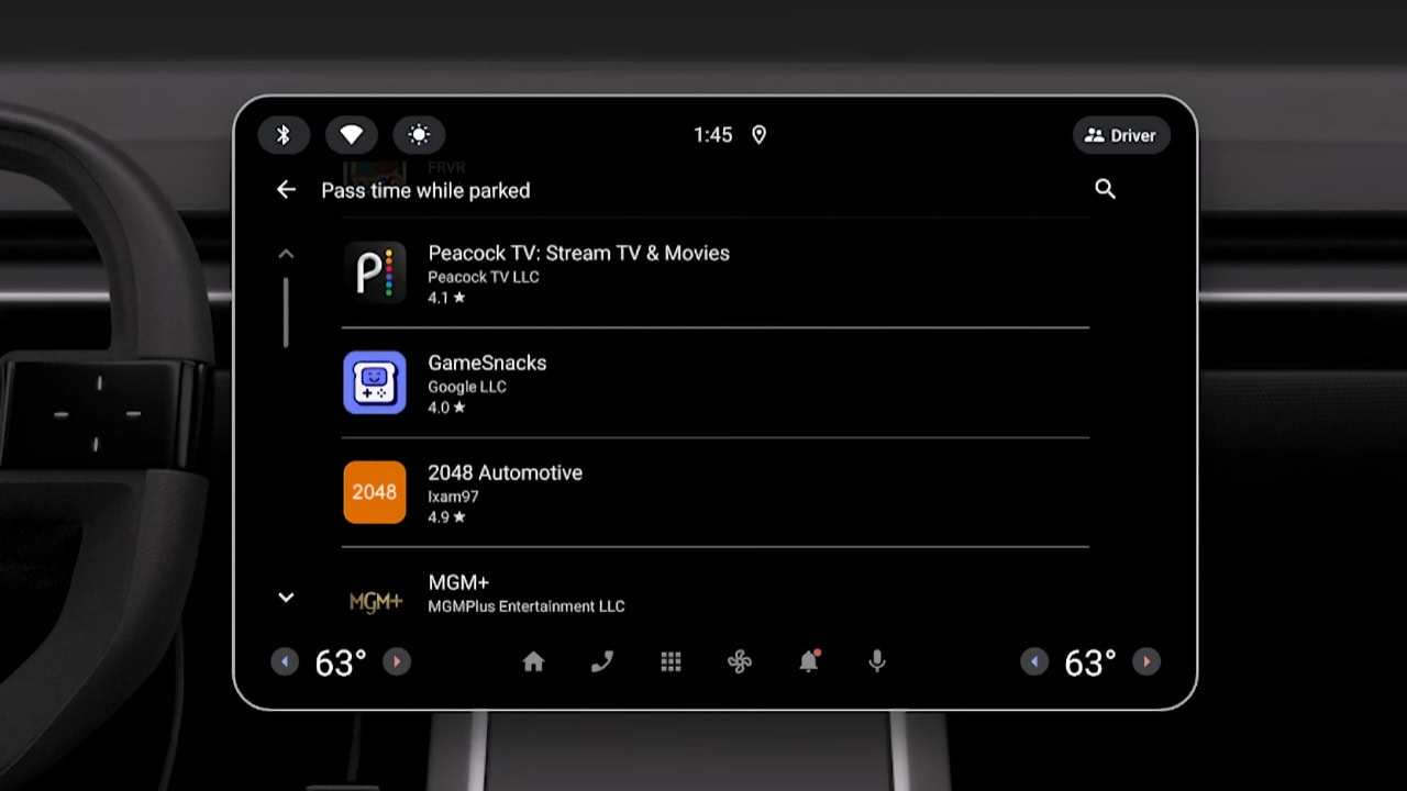 Android Auto apps de vídeos