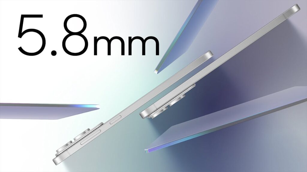 Galaxy S25 Edge espessura de 5.8mm