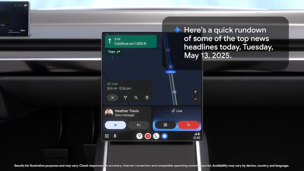 Gemini no Android Auto