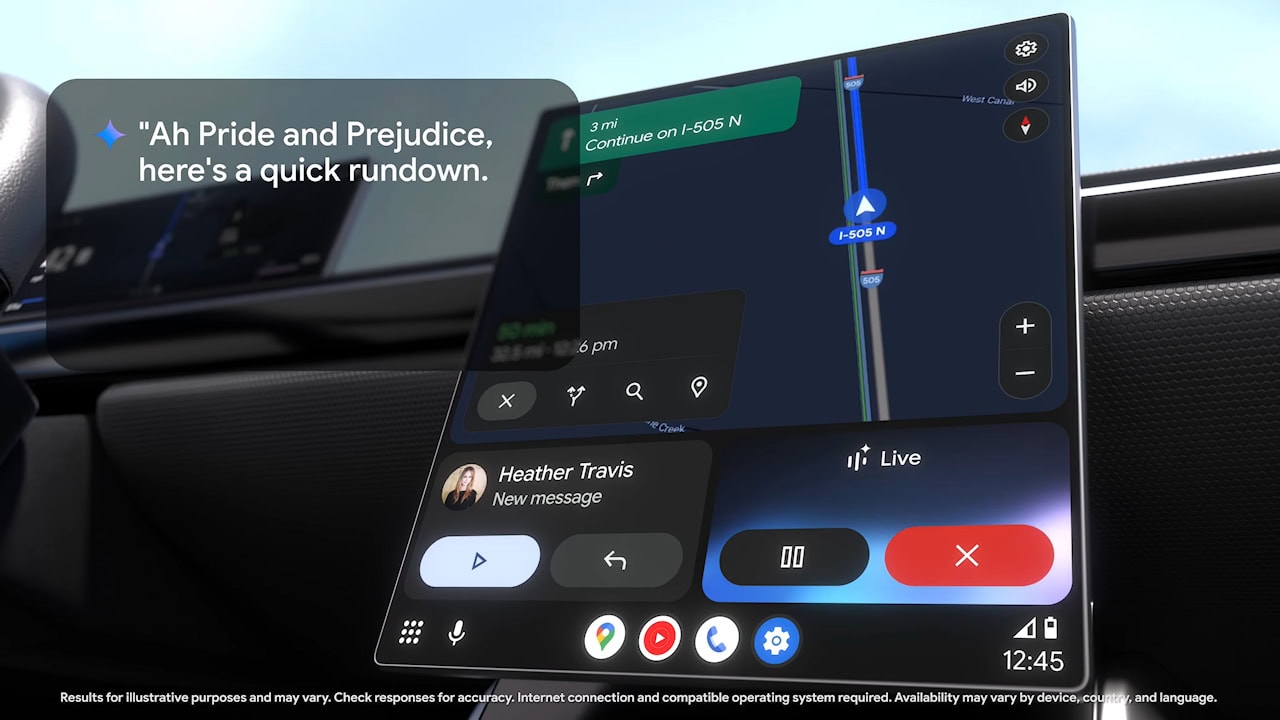 Gemini no Android Auto