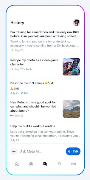 Meta AI aplicativo independente