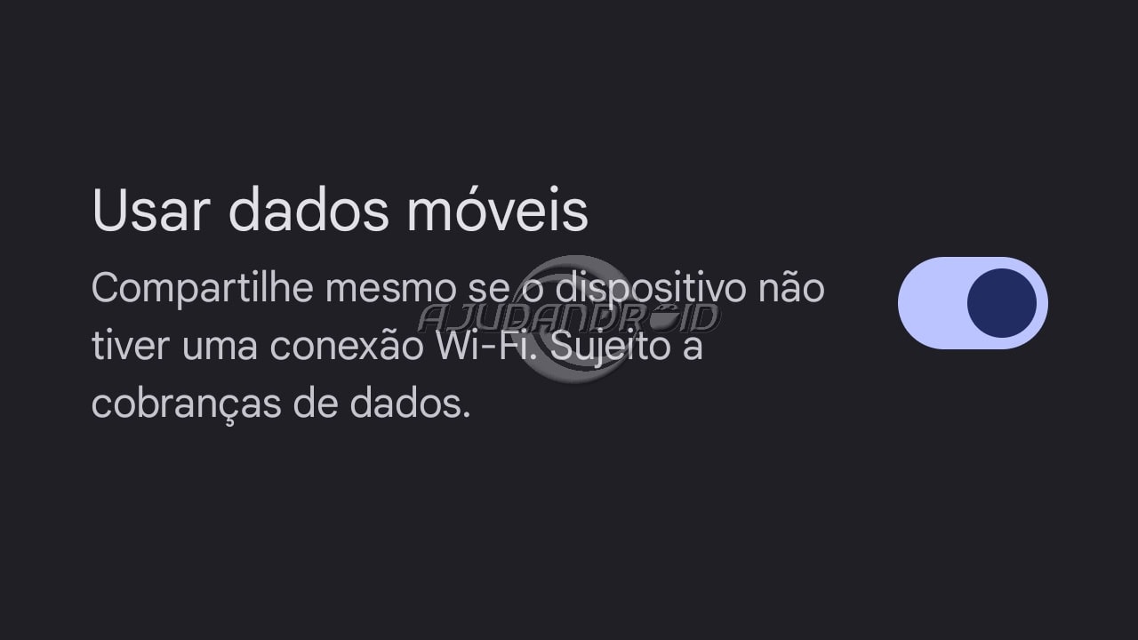 Quick Share agora consegue compartilhar usando dados móveis