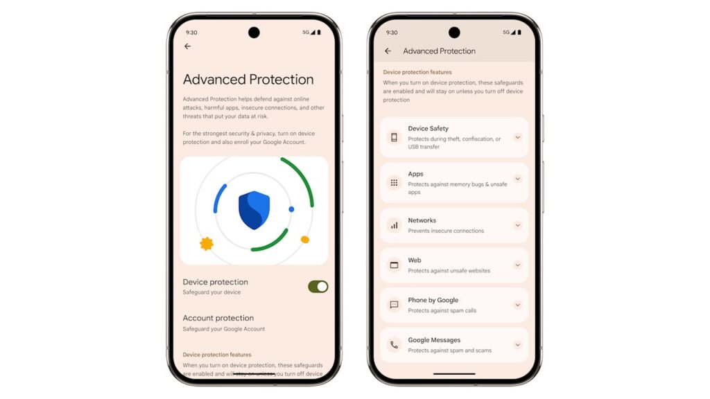 Android 16 Proteção Avançada