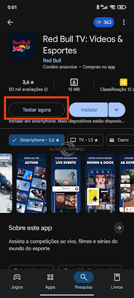 Android, Aplicativos instantâneos