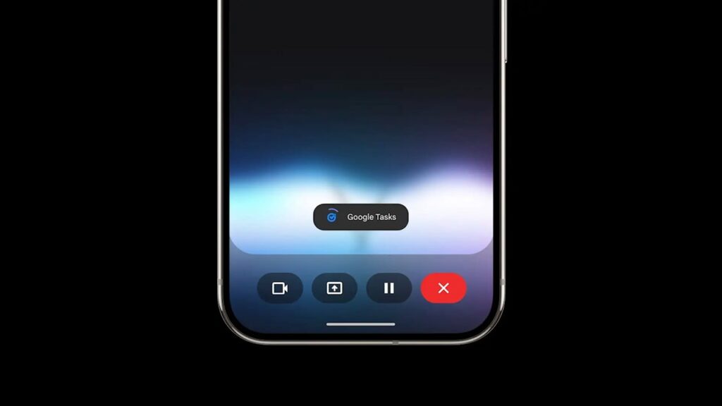 Gemini Live integração com Google Tarefas