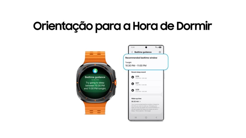 One UI 8 Orientação para a Hora de Dormir