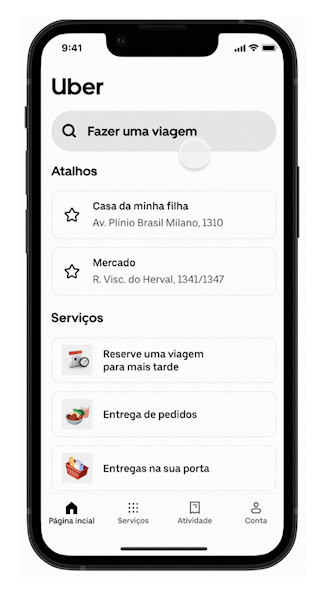 Uber, conta Senior para idosos