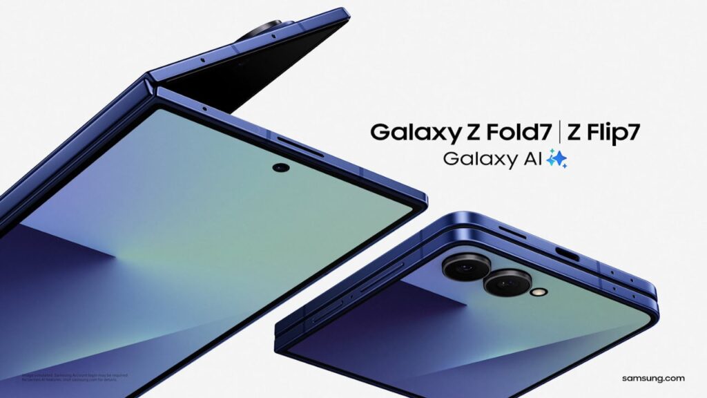 Galaxy Z Fold7 e Galaxy Z Flip7