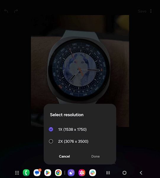 Galaxy Enhance-X Crop and Upscale