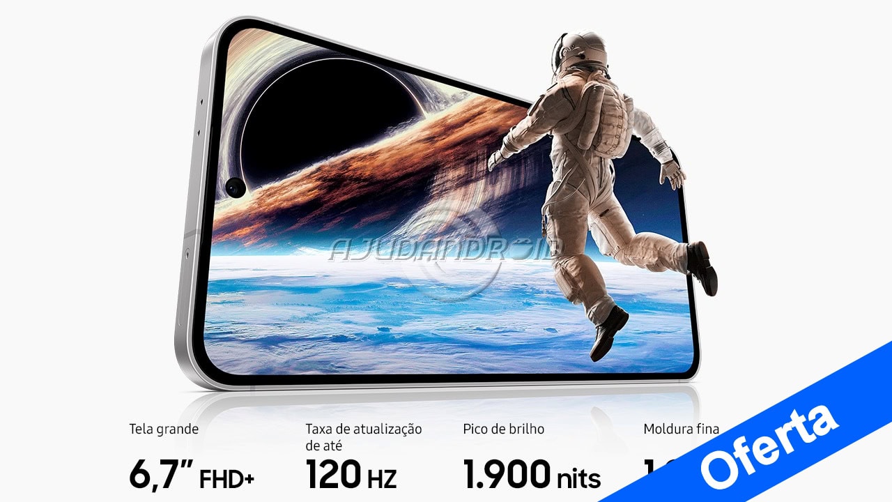 Galaxy S24 FE tem preço de R$ 2.402,02 reais com 128GB por causa de desconto