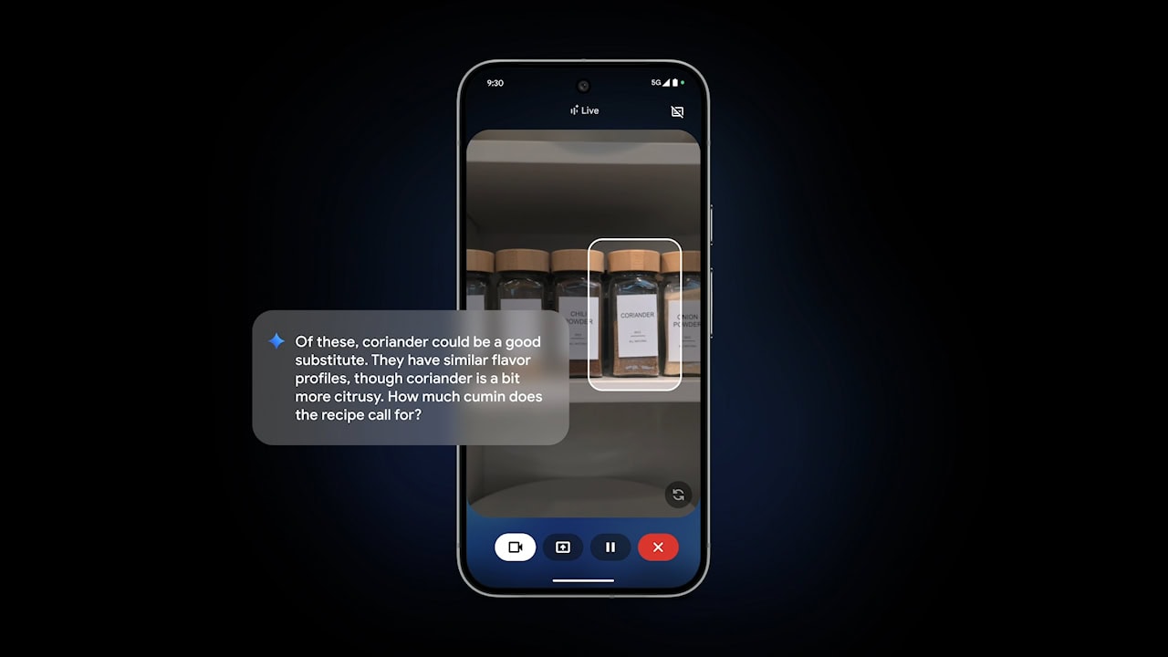 Gemini Live recebe melhorias na orientação visual, suporte para apps e na fala mais natural