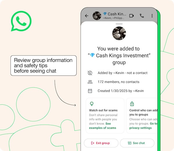WhatsApp ferramentas para evitar golpes