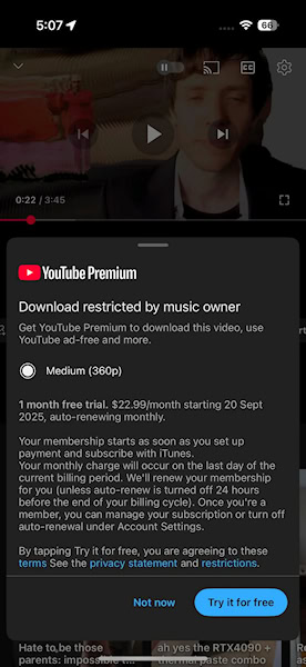 YouTube, download sem precisar ser Premium
