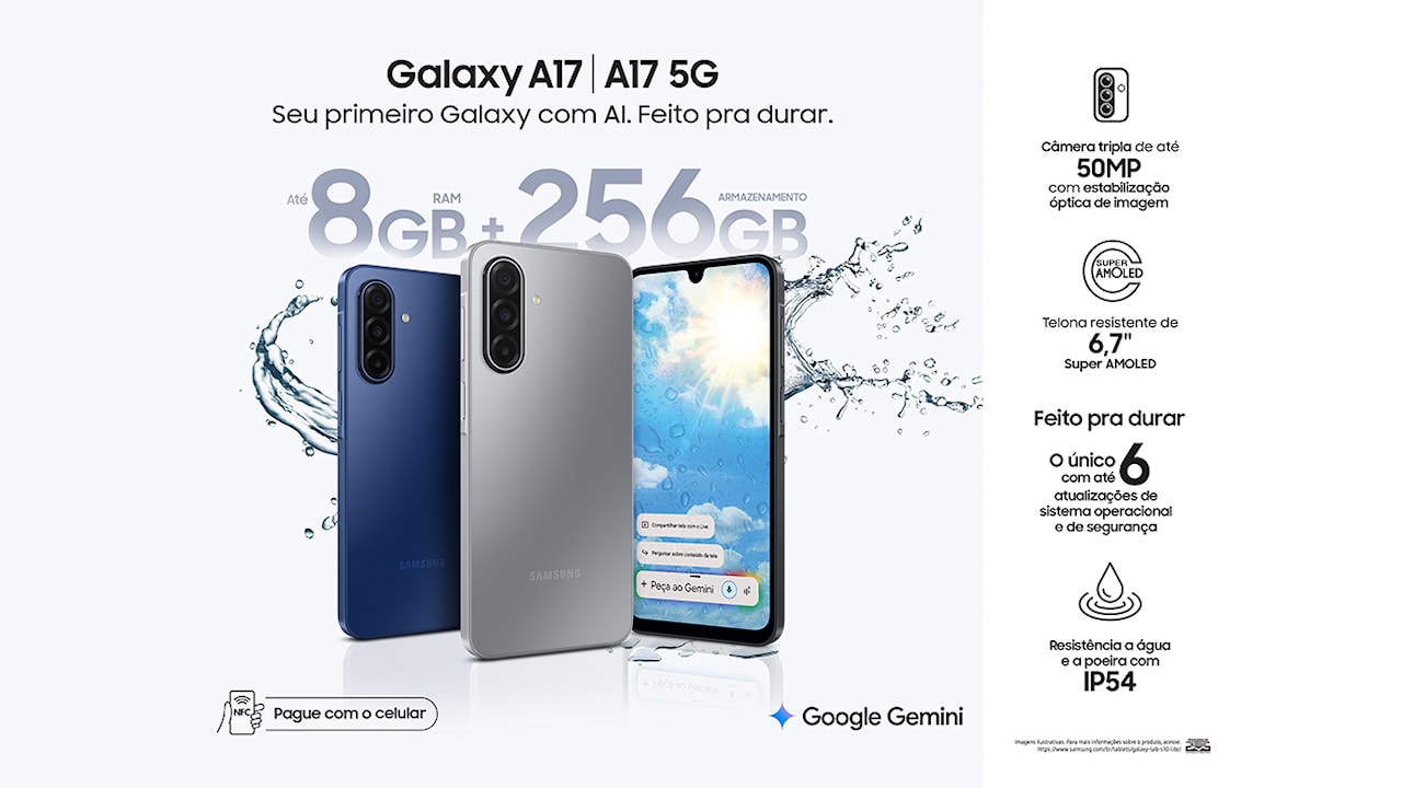 Galaxy A17 5G e Galaxy A17 4G